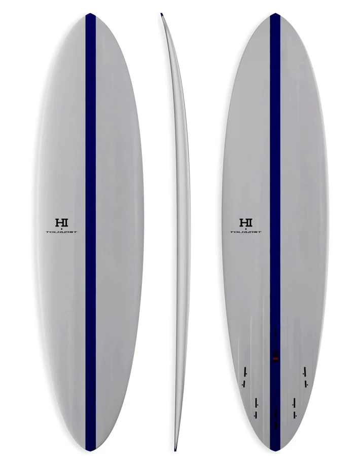 FIREWIRE HI MID 6 7'6"-7'10" MID LENGTH THUNDERBOLT RED WHITE BLUE FCSII 1 FIREWIRE HI MID 6 7'6"-7'10" MID LENGTH THUNDERBOLT RED WHITE BLUE FCSII