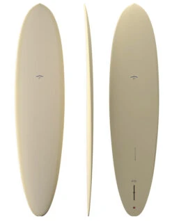 FIREWIRE OUTLIER 7'6" MID LENGTH THUNDERBOLT RED TAN SINGLE FIN