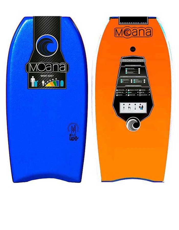MOANA TWO BODYBOARD 42" BLUE ORANGE 1 MOANA TWO BODYBOARD 42" BLUE ORANGE