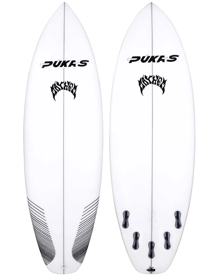 PUKAS MAYHEM LAZY LINK SQ 5 FINS CARBON TAIL PATCHES 1 PUKAS MAYHEM LAZY LINK SQ 5 FINS CARBON TAIL PATCHES